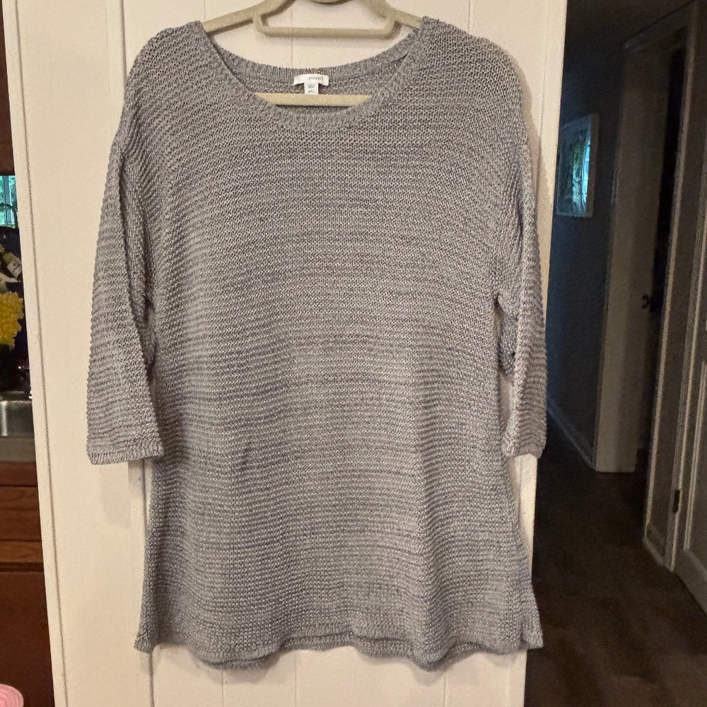 Pure Jill / J. Jill pullover sweater - Gray - Size Large